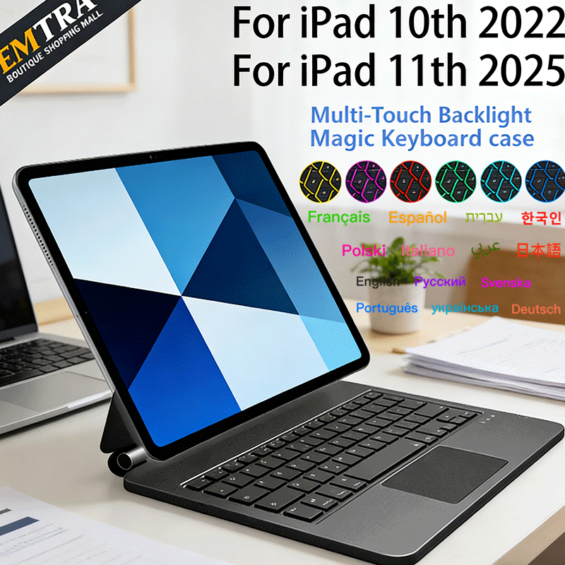 Boox Tablet Accessories - Bluetooth Magic Keyboard hoes voor iPad