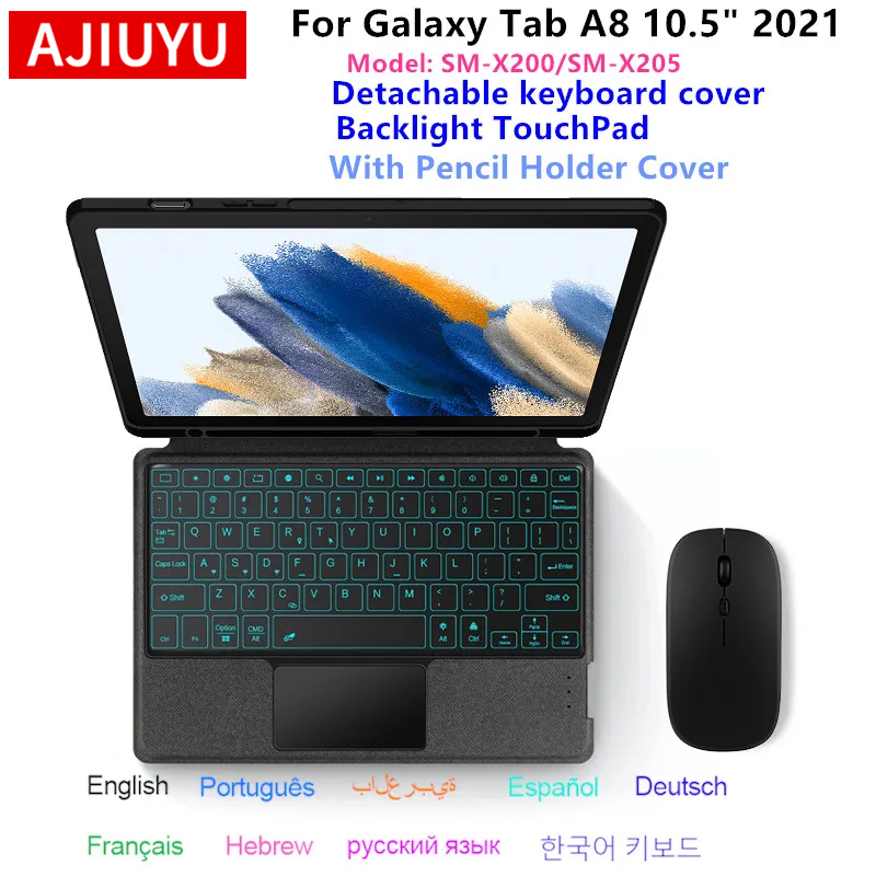 Boox Tablet Accessories - Magic Keyboard voor Samsung Galaxy Tab