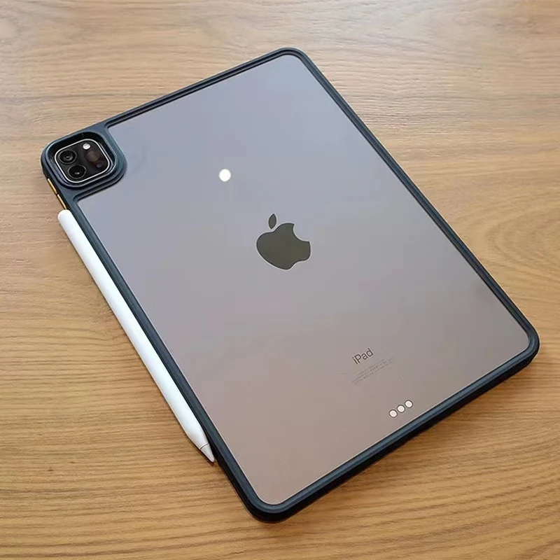 Ipad Cover Folio - Helder Transparant Case Voor iPad Air