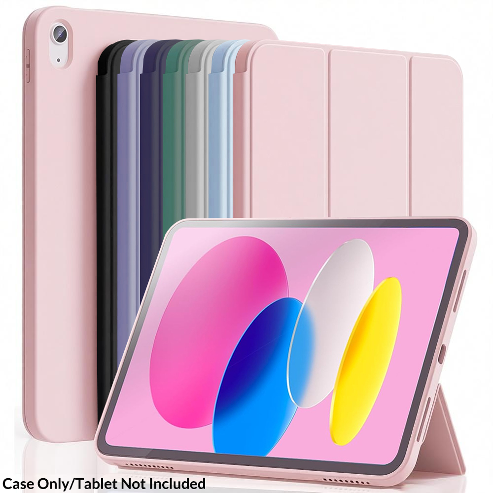 Ipad Cover Folio - Zachte TPU-achterkant voor iPad 5 6