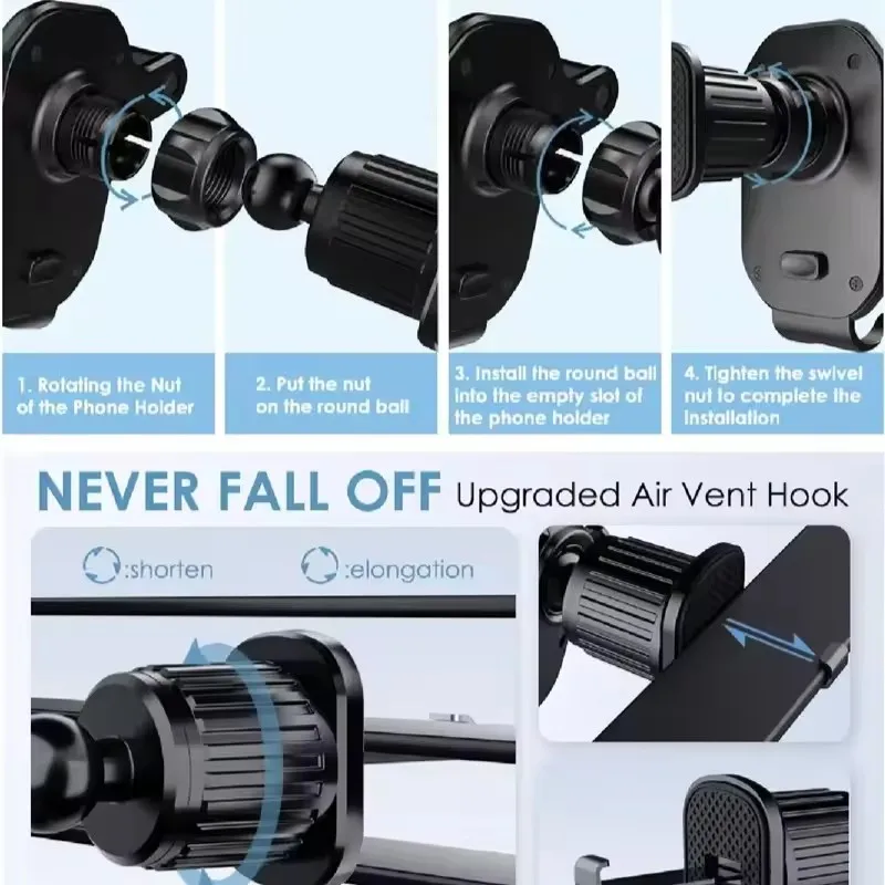 Autotelefoonhouder Auto Air Ve - Car Accessories Tablet Holder recensie en prijs