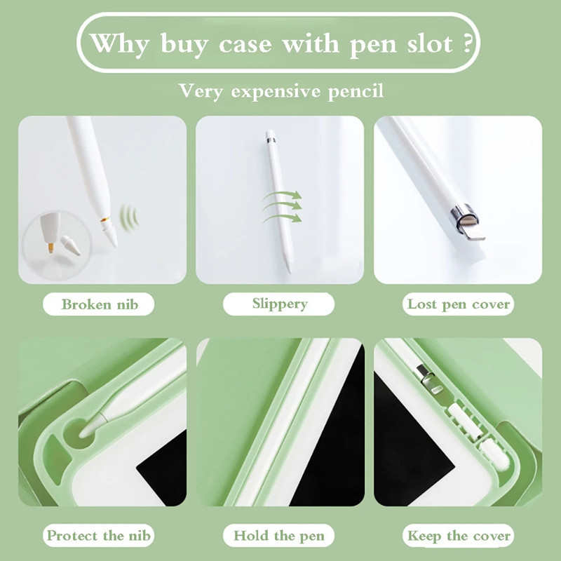 Voor iPad 10.2 9/8/7/6/10e Gen - Ipad Cover Folio recensie en prijs