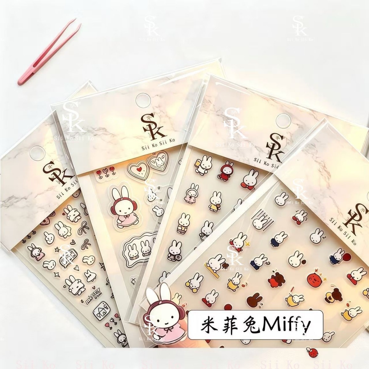 Miffy Rabbit Nagelstickers Leu - Boox Tablet Accessories recensie en prijs