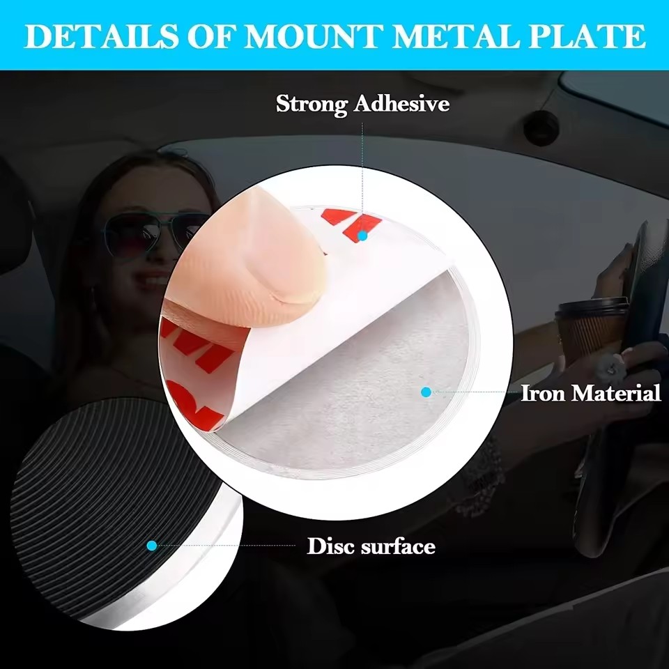 Dunne metalen plaat voor magne - Car Accessories Tablet Holder recensie en prijs