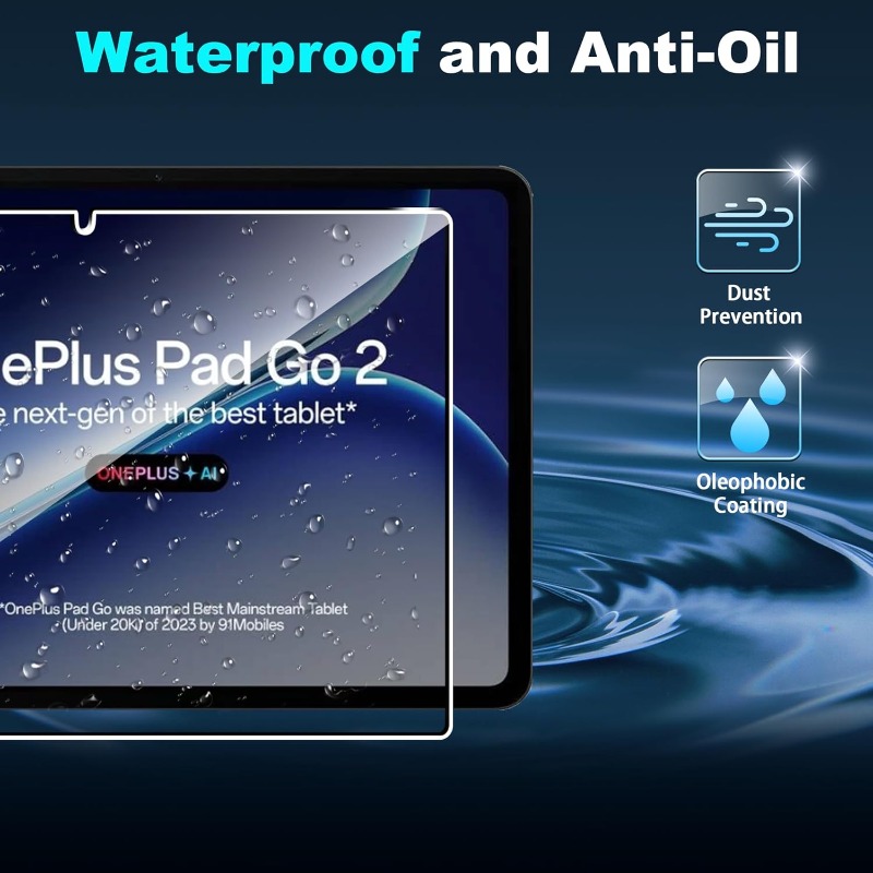 Gehard glas voor OnePlus Pad G - Oneplus Tablet Accessories recensie en prijs