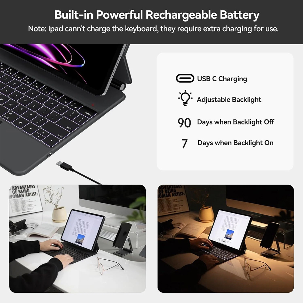 Bluetooth Magic Keyboard hoes  - Boox Tablet Accessories recensie en prijs