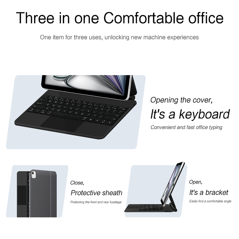 Magic Keyboard Case voor iPad  - Ipad Cover Folio recensie en prijs
