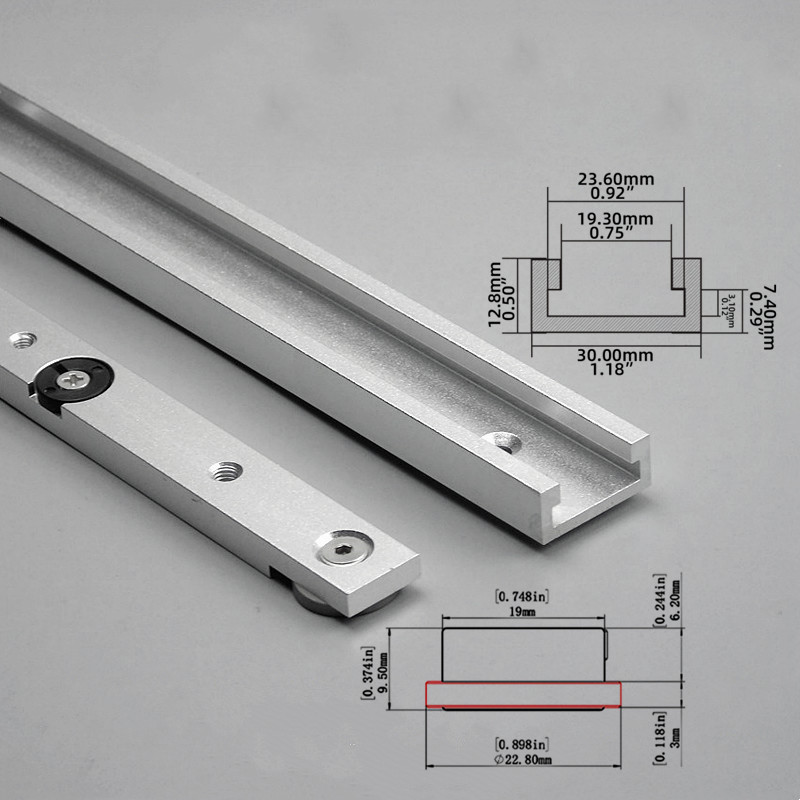 2-delige T-Track & Miter Track - Tablet Accessories Set recensie en prijs